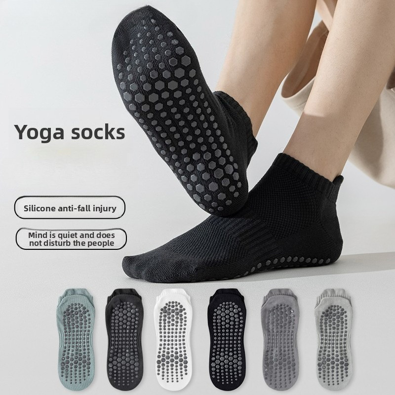 Pilates Yoga Hose - 1 Paar Yoga-Socken für Herren, Baumwolle,