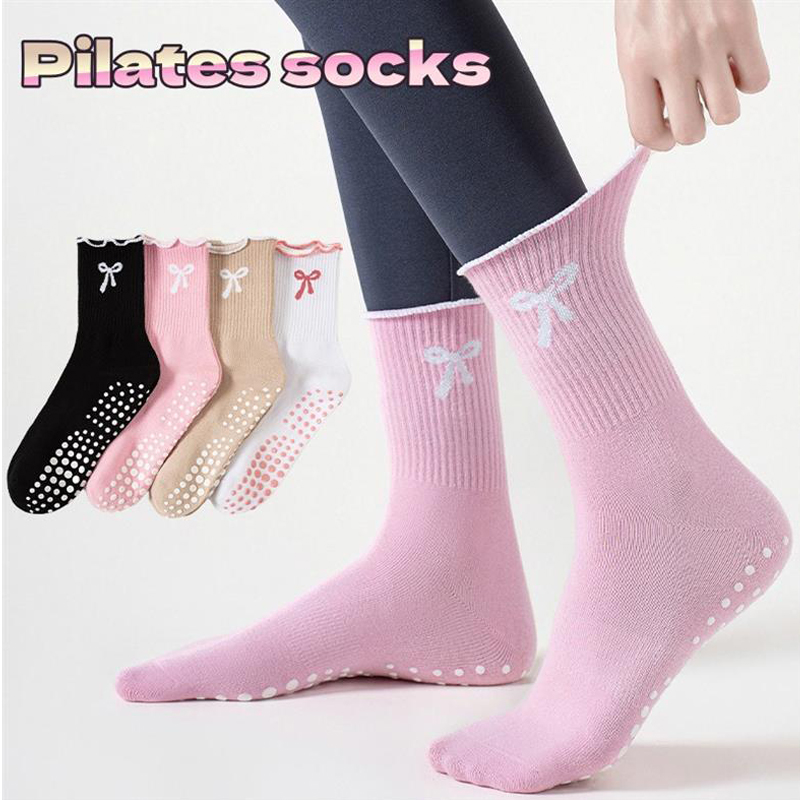 Pilates Yoga Hose - Dreamlikelin 1 Paar Damen-Pilates-Socken, rutschfeste, professionelle