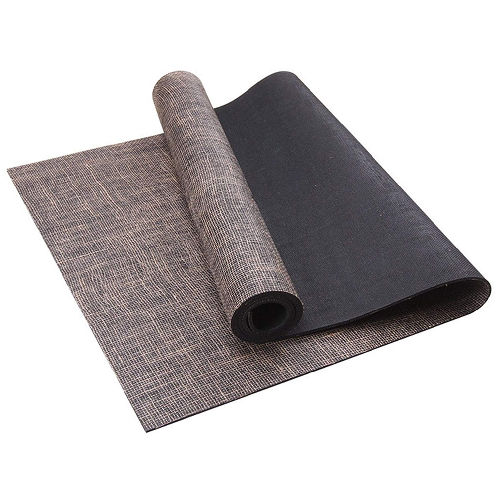 Pilates Yoga Machine - Naturkautschuk-Jute-Yogamatte, Umweltfreundliches Leinen, Anpassbar, Hochwertig, Geeignet