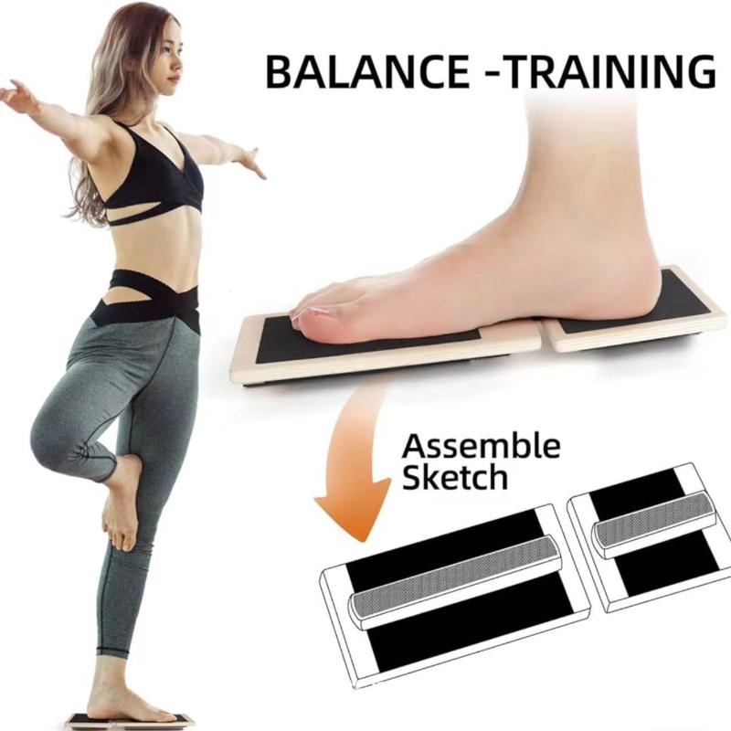 Balance Board Wobble - Physiotherapie Haltungskorrektur Einzel-Fuß-Balanceboard Knöchelstärker Übungsgerät Verstauchungshilfe