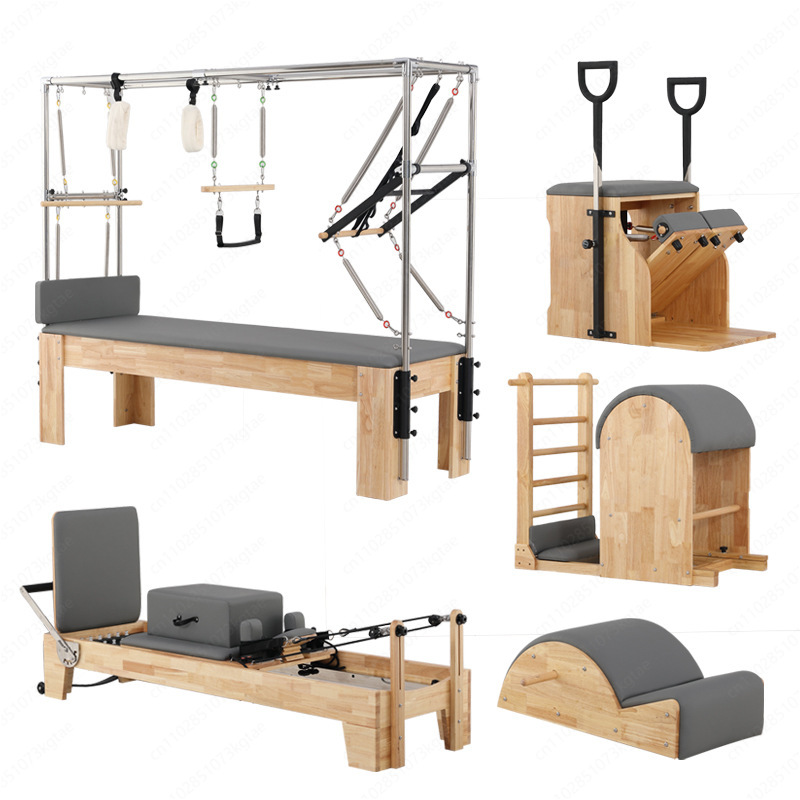 Pilates Yoga Same - Pilates-Kernbett, faltbar, Eiche, für Zuhause, Yoga,