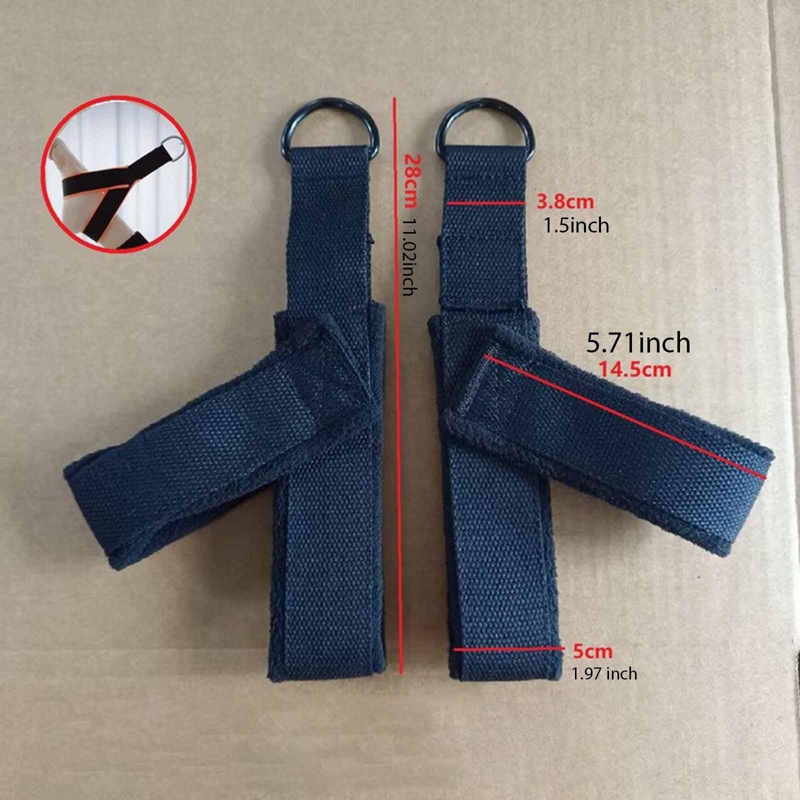 Pilates Ankle Strap - Verstellbare Yoga-Gurt-ähnliche Pilates-Fußgurte mit D-Ringen Komfortabler