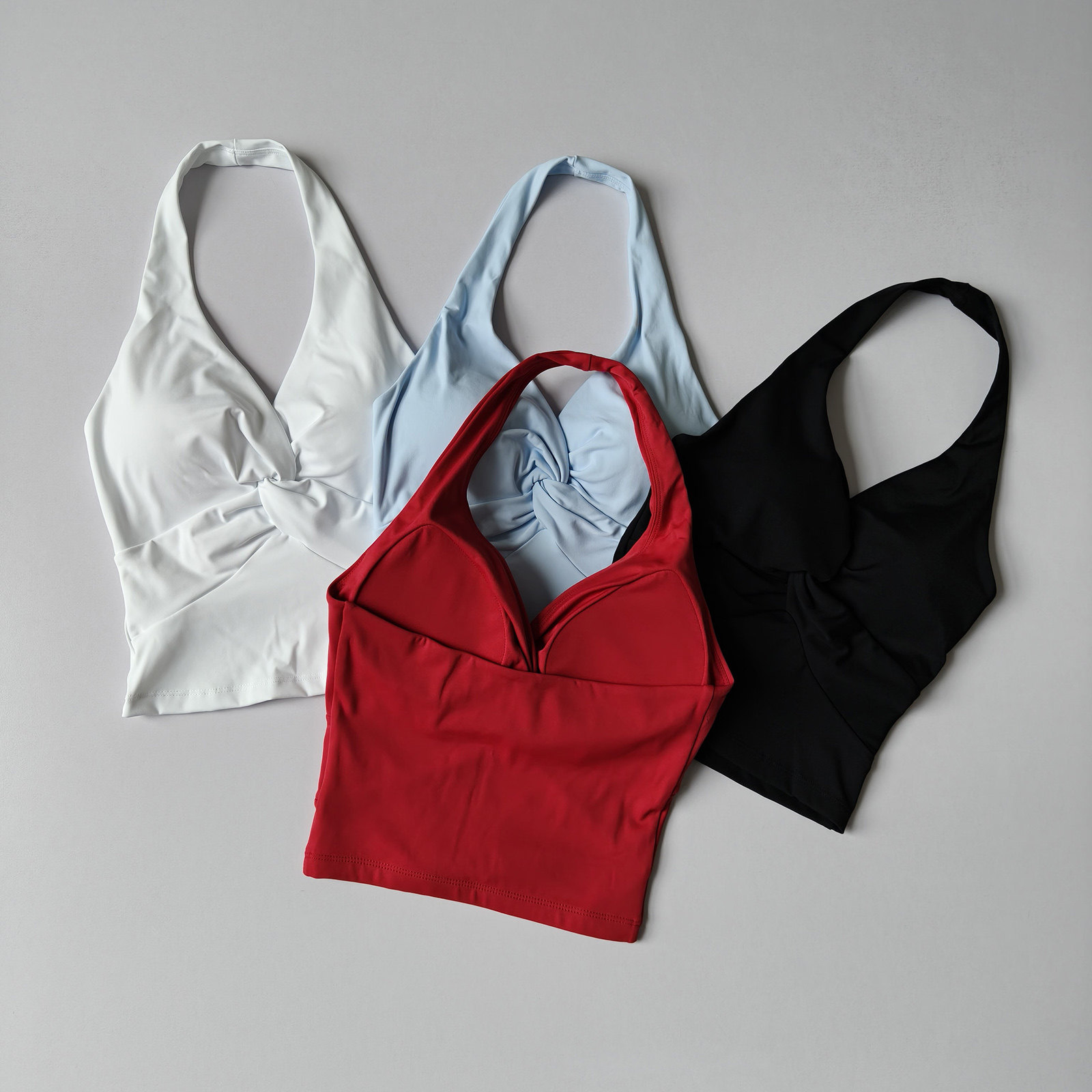 Pilates Yoga One - Trägerloser Einteiler-Sport-BH für Pilates-Training, sexy Rücken-Yoga-Tanktop,
