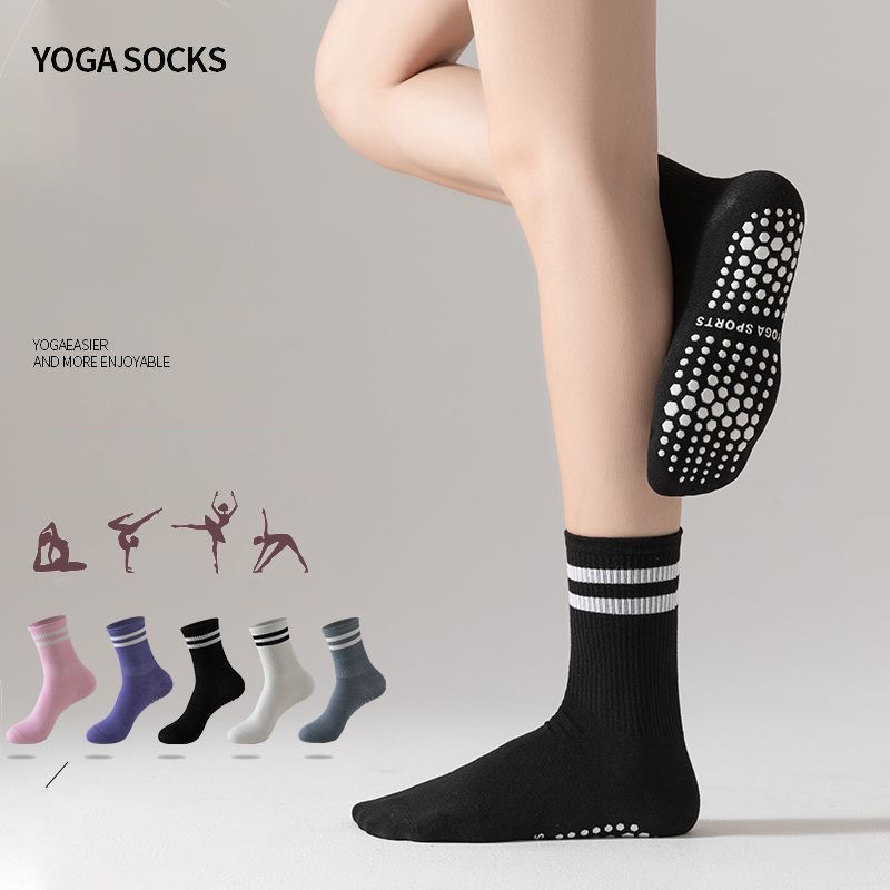 Pilates Yoga Hose - Dreamlikelin 1 Paar Damen-Yoga-Socken, rutschfeste, atmungsaktive