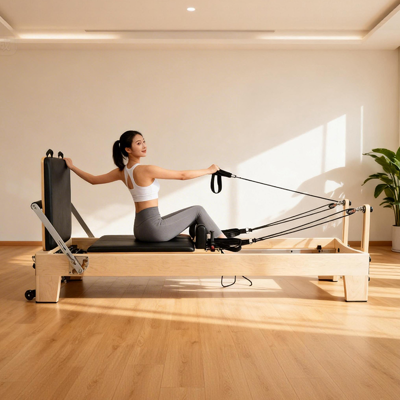 Weißer Ahorn Tragbarer Verstel – Pilates Yoga Machine Bewertung und Preis