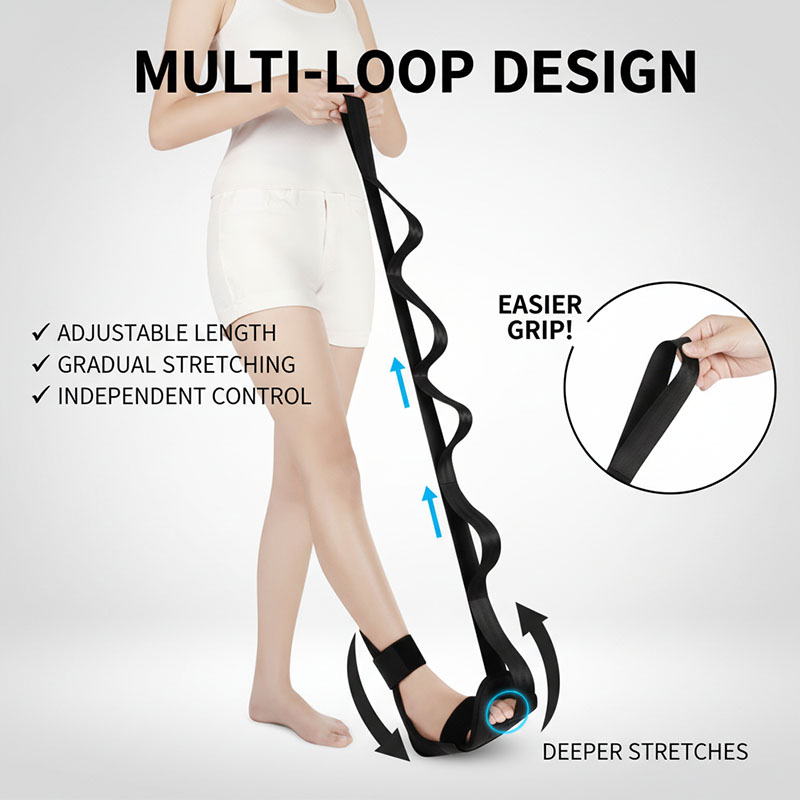Yoga-Bein-Streckband Segmentie – Pilates Ankle Strap Bewertung und Preis