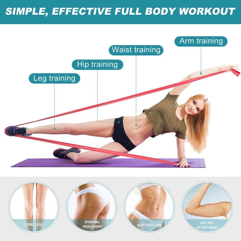 Natürliche Latex-Widerstandsbä – Pilates Yoga Home Bewertung und Preis