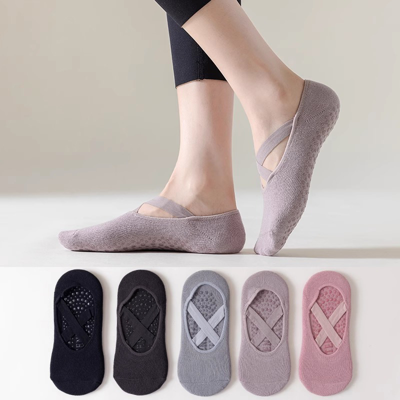 5-Paar Yoga-Socken in reiner F – Pilates Ankle Strap Bewertung und Preis