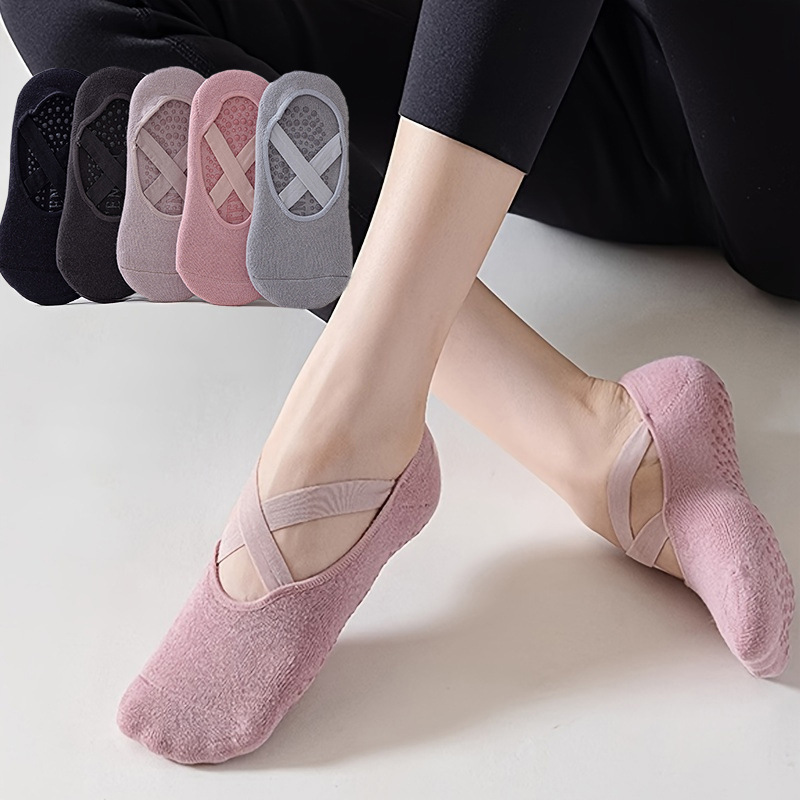 5-Paar Yoga-Socken in reiner F – Pilates Ankle Strap Bewertung und Preis
