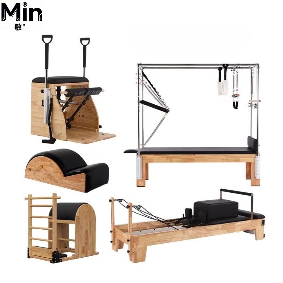5-teiliges Set Holz-Pilates-Re – Pilates Yoga Machine Bewertung und Preis