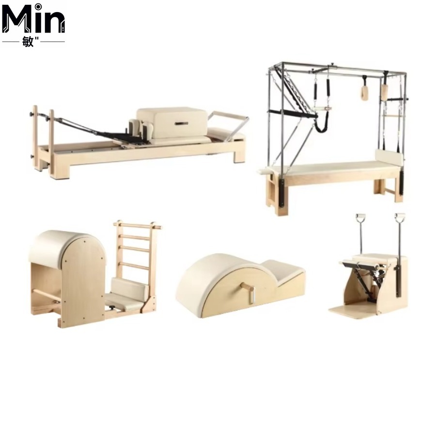 5-teiliges Set Holz-Pilates-Re – Pilates Yoga Machine Bewertung und Preis