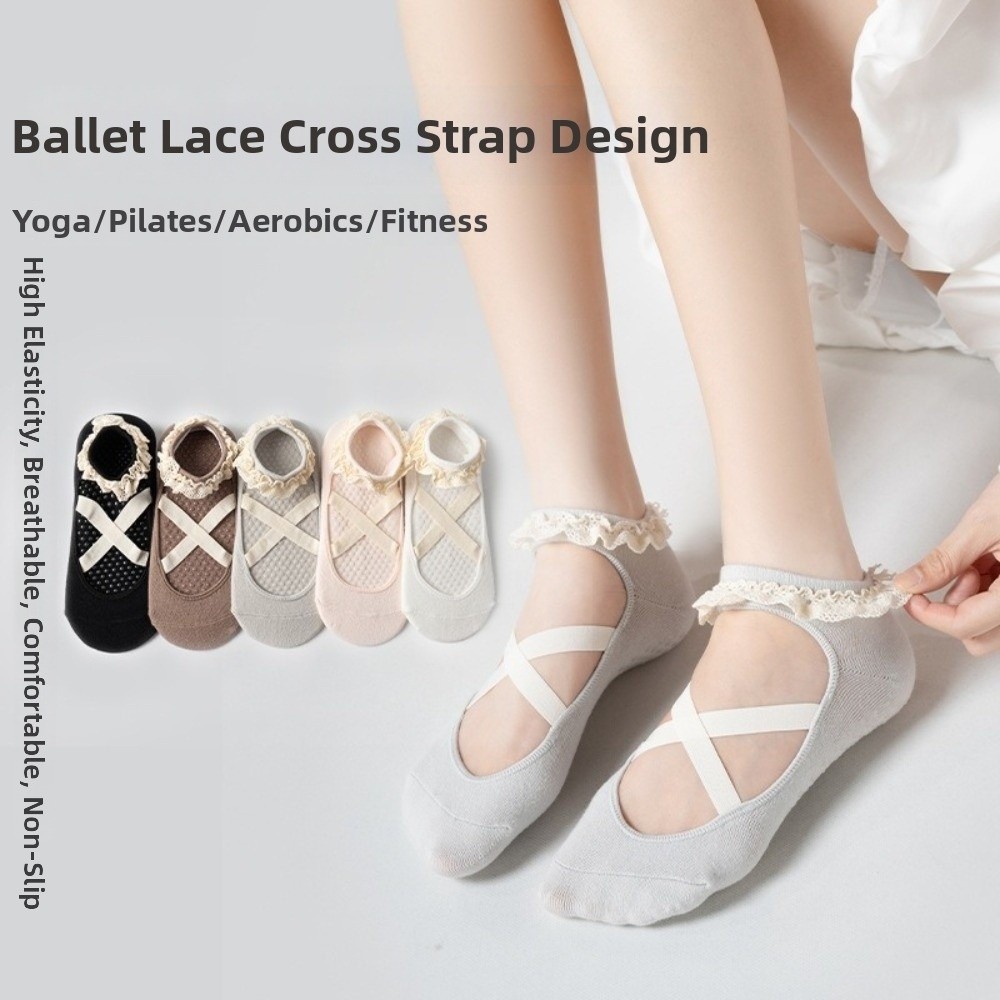Neue rutschfeste Yoga-Socken m – Pilates Ankle Strap Bewertung und Preis